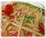 thai food : green papaya salad