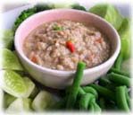 thai food : spicy fish paste