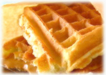 ขนมหวานไทย : ขนมรังผึ้ง (waffle)