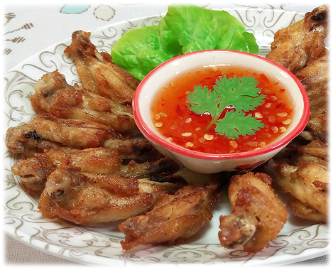  สูตรอาหารไทย : ปีกไก่ทอดเกลือ