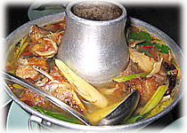 สูตรอาหารไทย : ต้มโคล้งปลากรอบ
