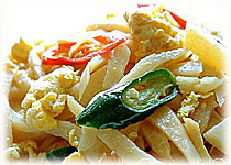 สูตรอาหารไทย | หน่อไม้ผัดไข่