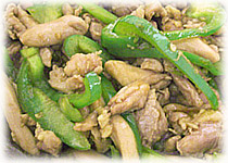 สูตรอาหารไทย : ไก่ผัดพริก