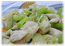สูตรอาหารไทย : ไก่ผัดพริก