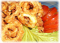 สูตรอาหารไทย | ปลาหมึกชุบแป้งทอด