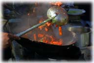thai food : stirring