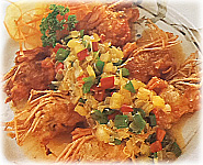  สูตรอาหารไทย : กุ้งทอดราดซ๊อสขิง
