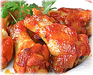 Thai Recipes : Roasted Chicken Wing Sticks