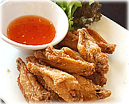 Thai Recipes : Thai Fried Chicken Wings with Salt