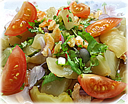  สูตรอาหารไทย : ยำกุ้งแห้งเกี๋ยมฉ่าย