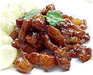 สูตรอาหาร : หมูหวาน