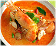 Thai Recipes : Spicy Soup with Prawns and Lemongrass