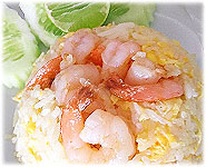  Thai Food Recipe |  Thai Fried Rice with Prawns