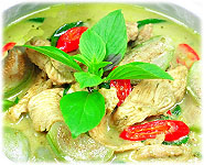 สูตรอาหารไทย : แกงเขียวหวานไก่