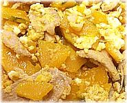  Thai Food Recipe |  Stir Fried Pumpkin with Pork