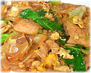 Thai Recipes : Stir-Fried Ribbon Noodles with Pork