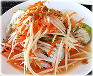 Thai Papaya Salad with Crab