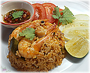 Thai Recipes : Thai Seafood Tom Yum Fried Rice