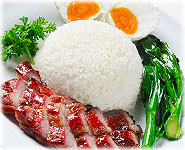 Thai Recipes : Thai Red BBQ Pork With Rice