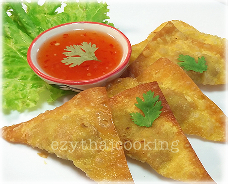 Thai Recipes :  Thai Fried Wonton