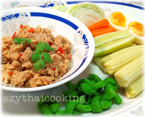  Thai Food Recipe | Thai Spicy Tuna Dipping Sauce