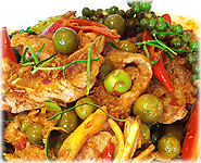  สูตรอาหารไทย :  หมูป่าผัดเผ็ด