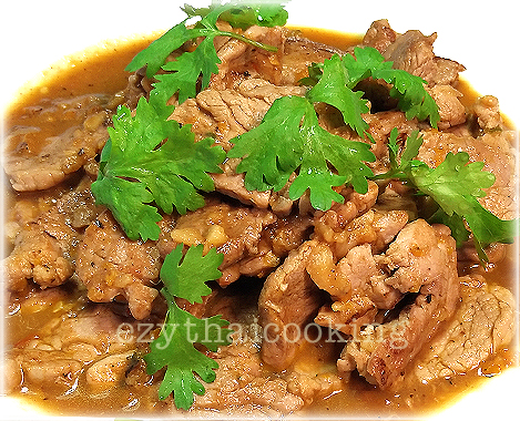  Thai Food Recipe | Stir-Fried Pork with Shrimp Paste