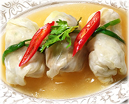  Thai Food Recipe | Stuffed Cabbage in Red Sauce