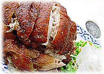 Thai Recipes : Deep Fried Pork Leg