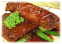 Thai Recipes : Baked Pork Spare Rib with Honey