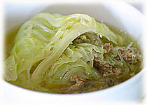  Thai Food Recipe |  Soup with Cabbage and Minced Pork