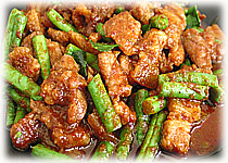 สูตรอาหารไทย : ผัดพริกแกงหมู