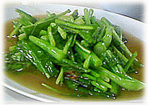 Thai Recipes : Stir Fried Chinese Kale with Oyster Sauce