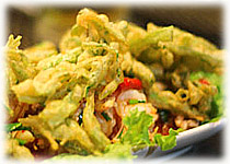 Thai Recipes : Crispy Swamp Cabbage Salad