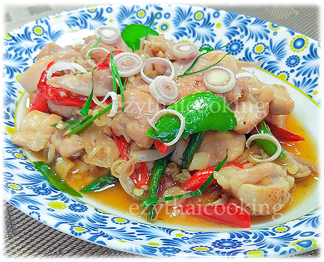  สูตรอาหารไทย : ไก่ผัดตะไคร้