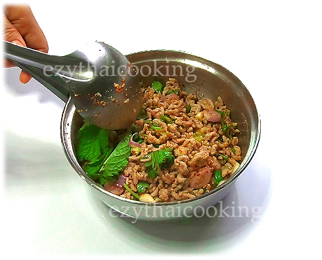  Thai Food Recipe | Ground Pork Salad