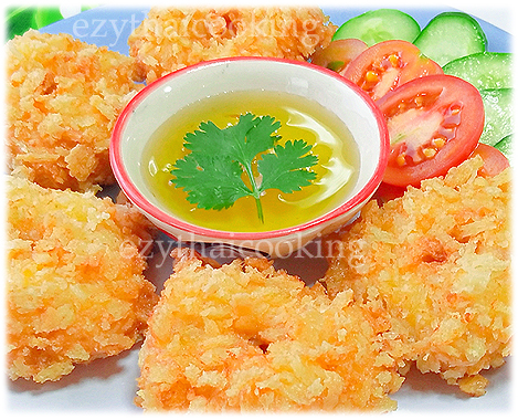  สูตรอาหารไทย : ทอดมันกุ้ง