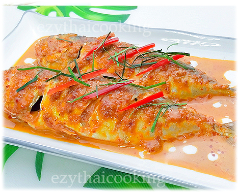  Thai Food Recipe | Mackerel in Dried Red Curry