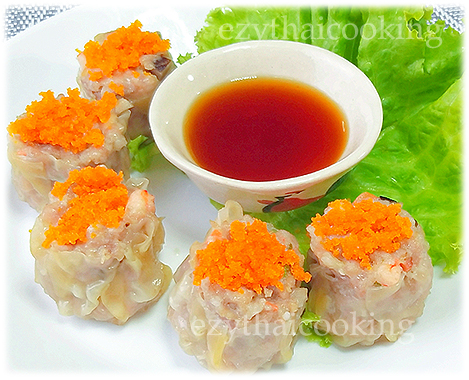  Thai Food Recipe |  Pork and Shrimp Shumai