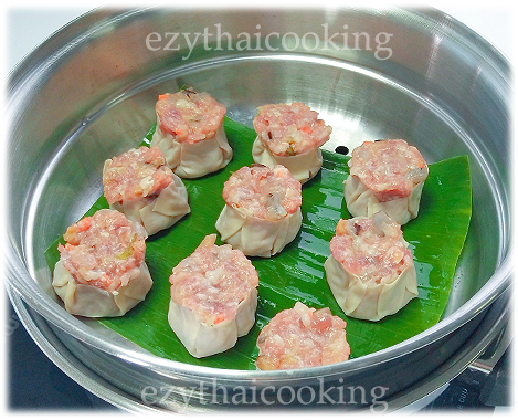  สูตรอาหารไทย : ขนมจีบหมู