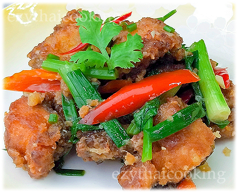  Thai Food Recipe | Stir Fried Fish with Chinese Celery