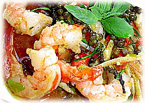 Thai Recipes : Shrimp Spicy Stir Fry